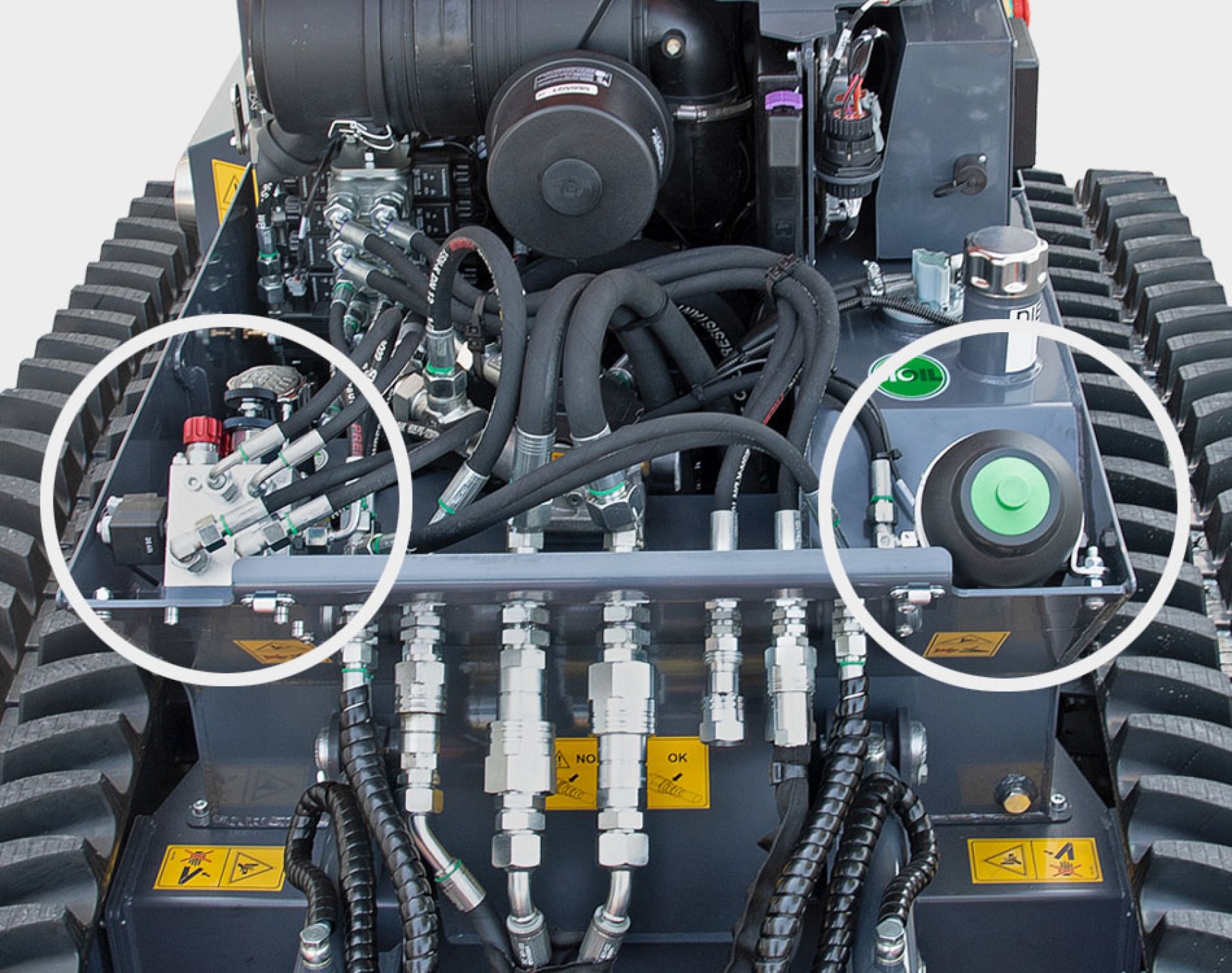 Ferri távirányítós robot fűnyíró mulcsozó bozót irtó ipari