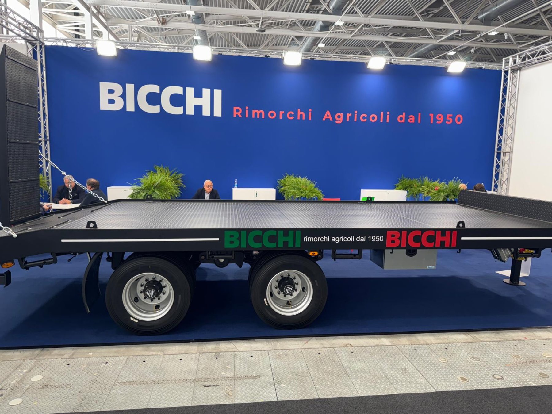 Gépszállító tréler tandemkerekes