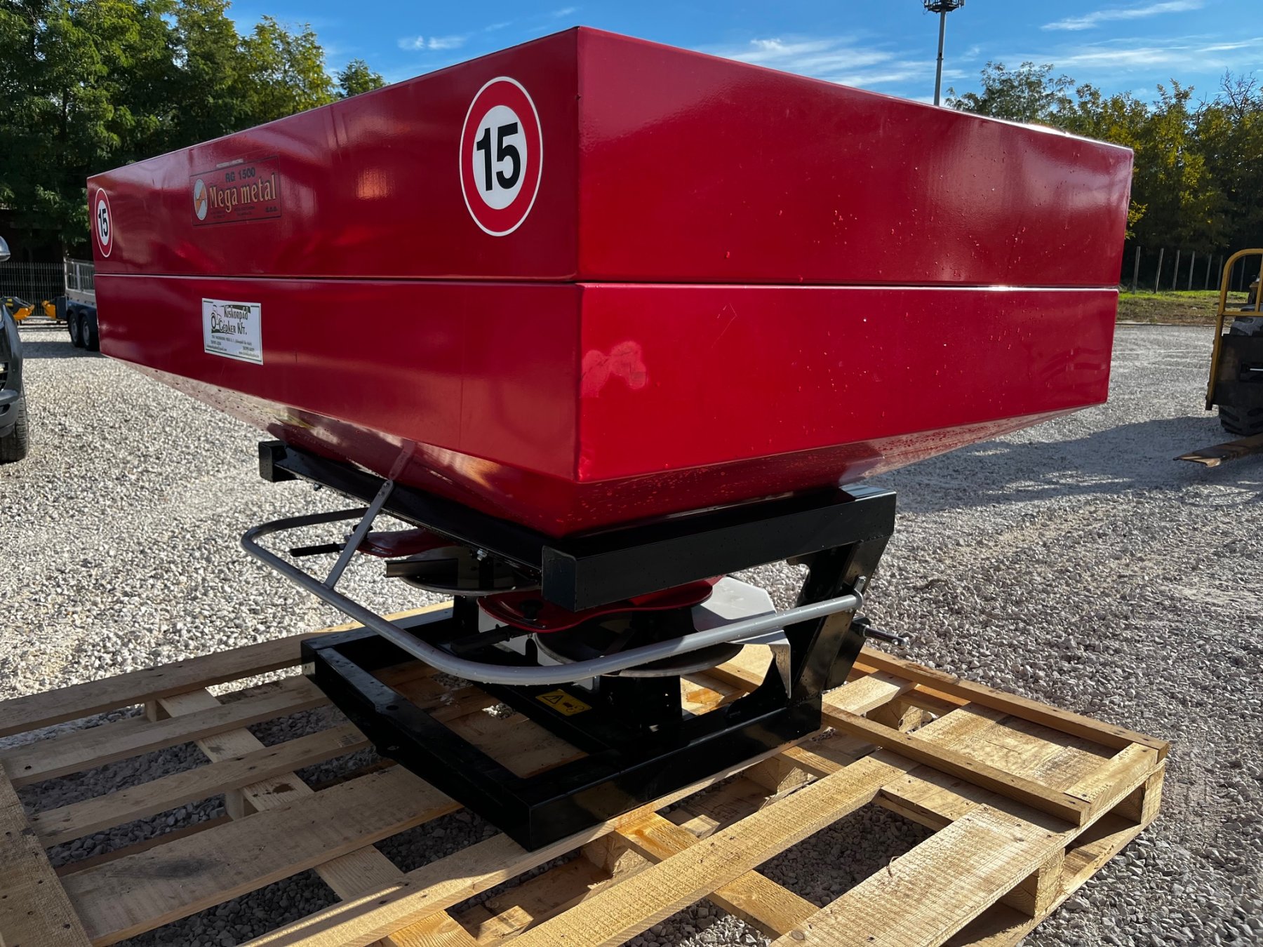 Mega Metal RG 2 tárcsás műtrágyaszóró