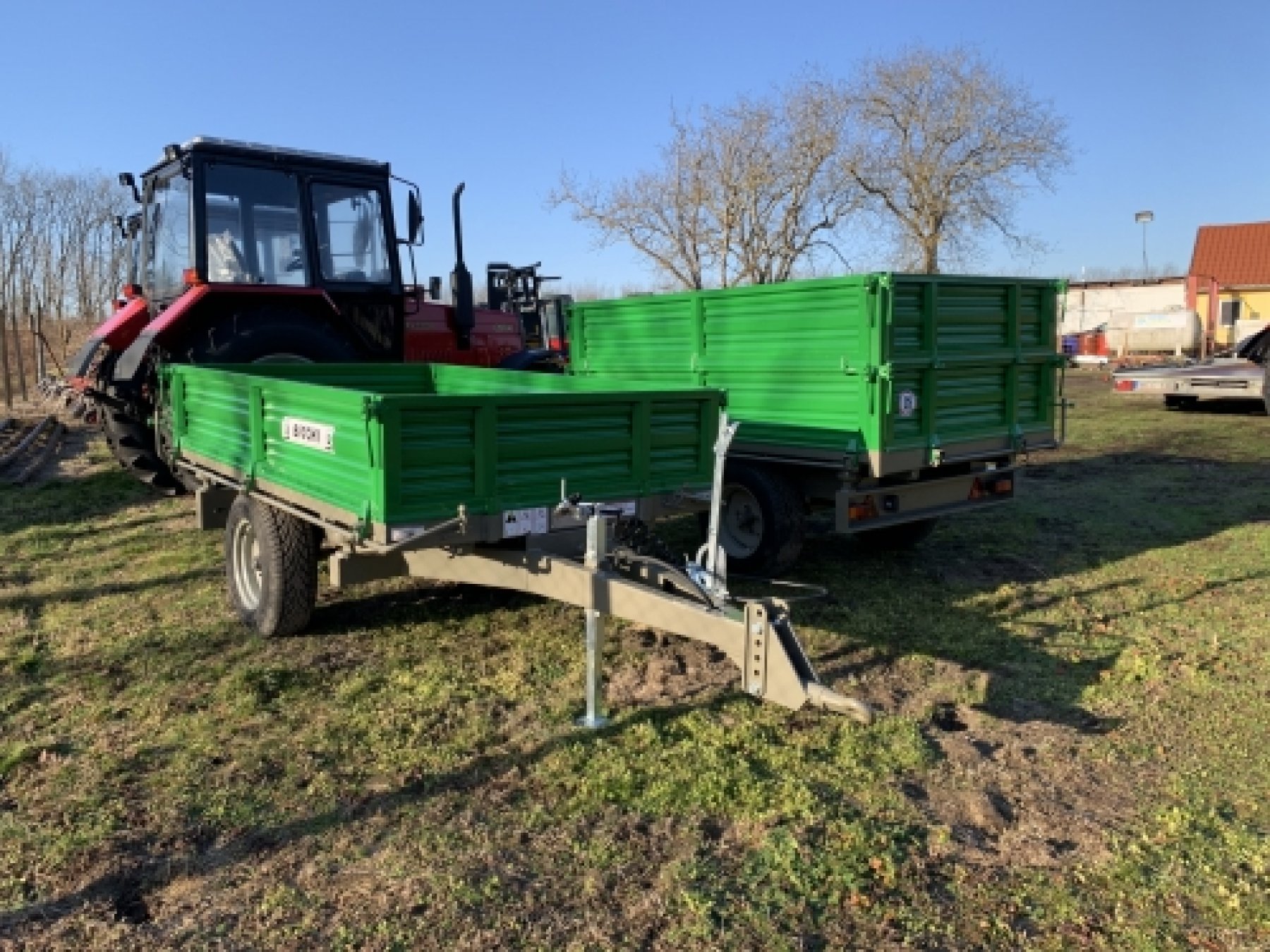 Bicchi egytengelyes pótkocsi