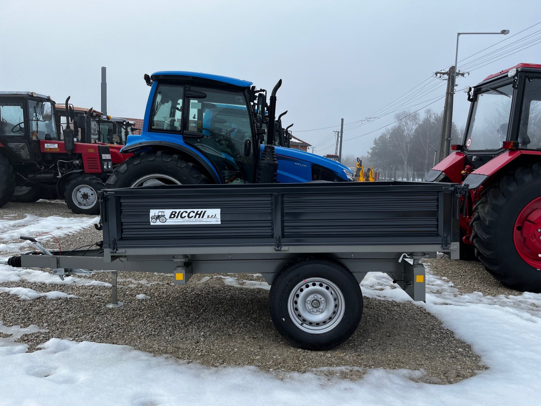 Bicchi egytengelyes pótkocsi