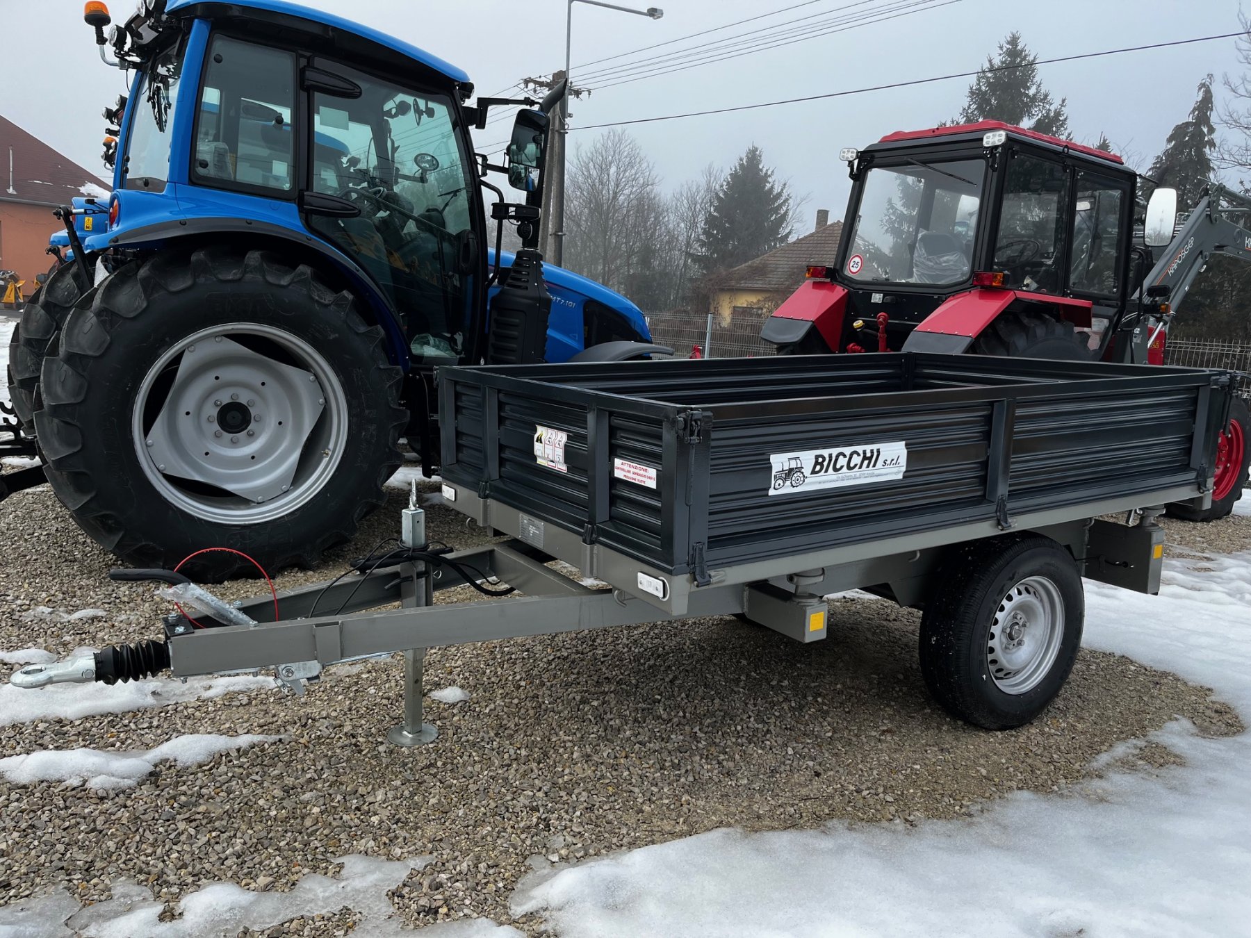 Bicchi egytengelyes pótkocsi