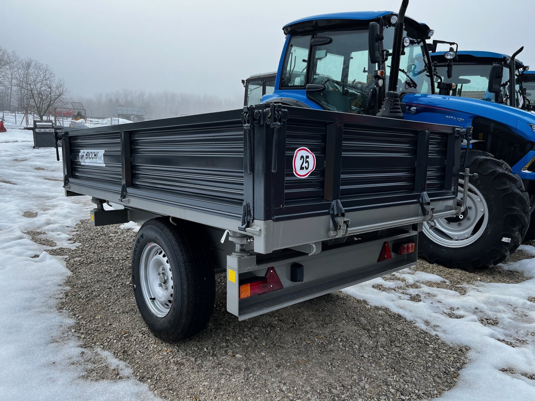 Bicchi egytengelyes pótkocsi