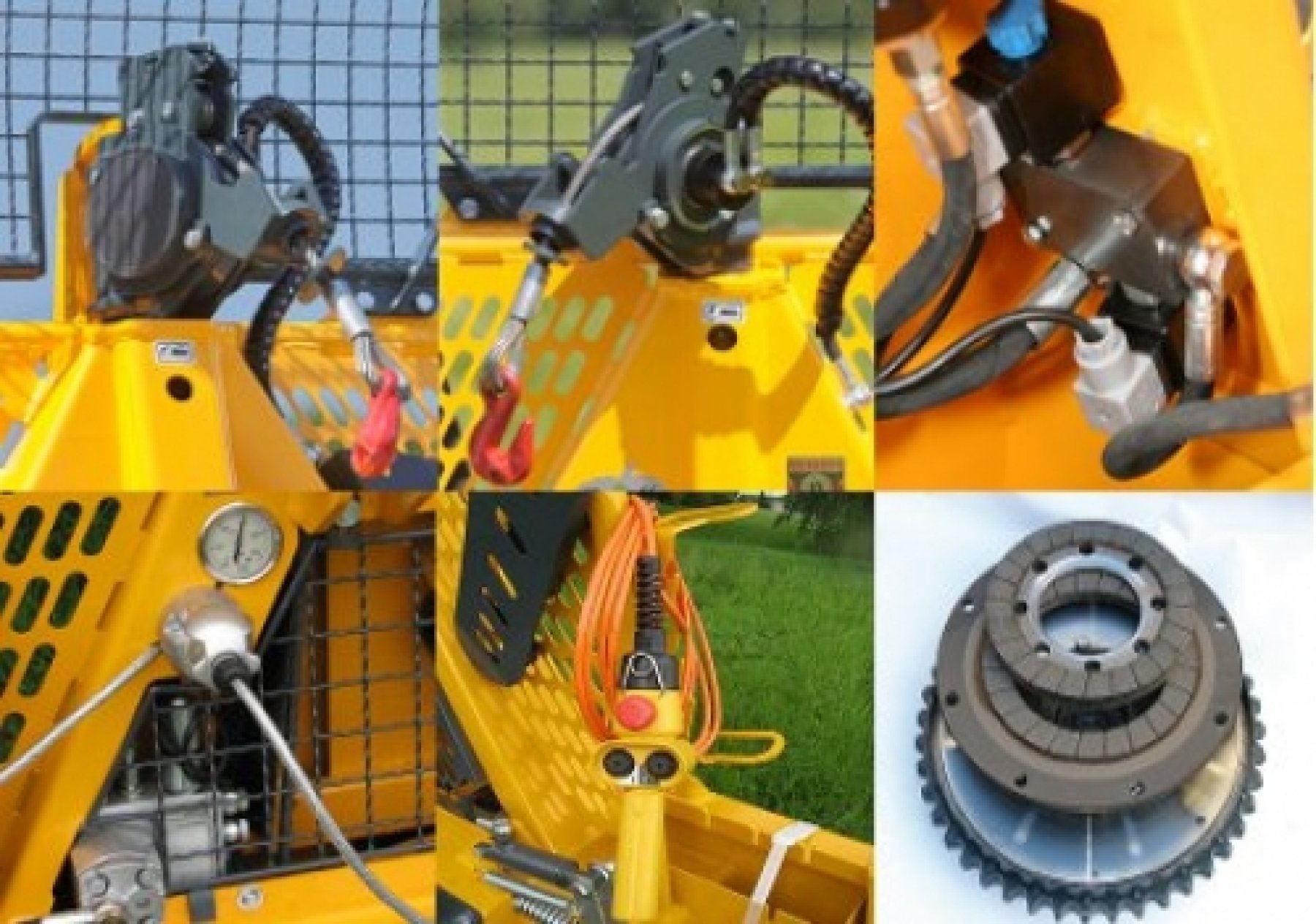 UNIFOREST erdészeti csörlő elektro hidraulikus vezérléssel